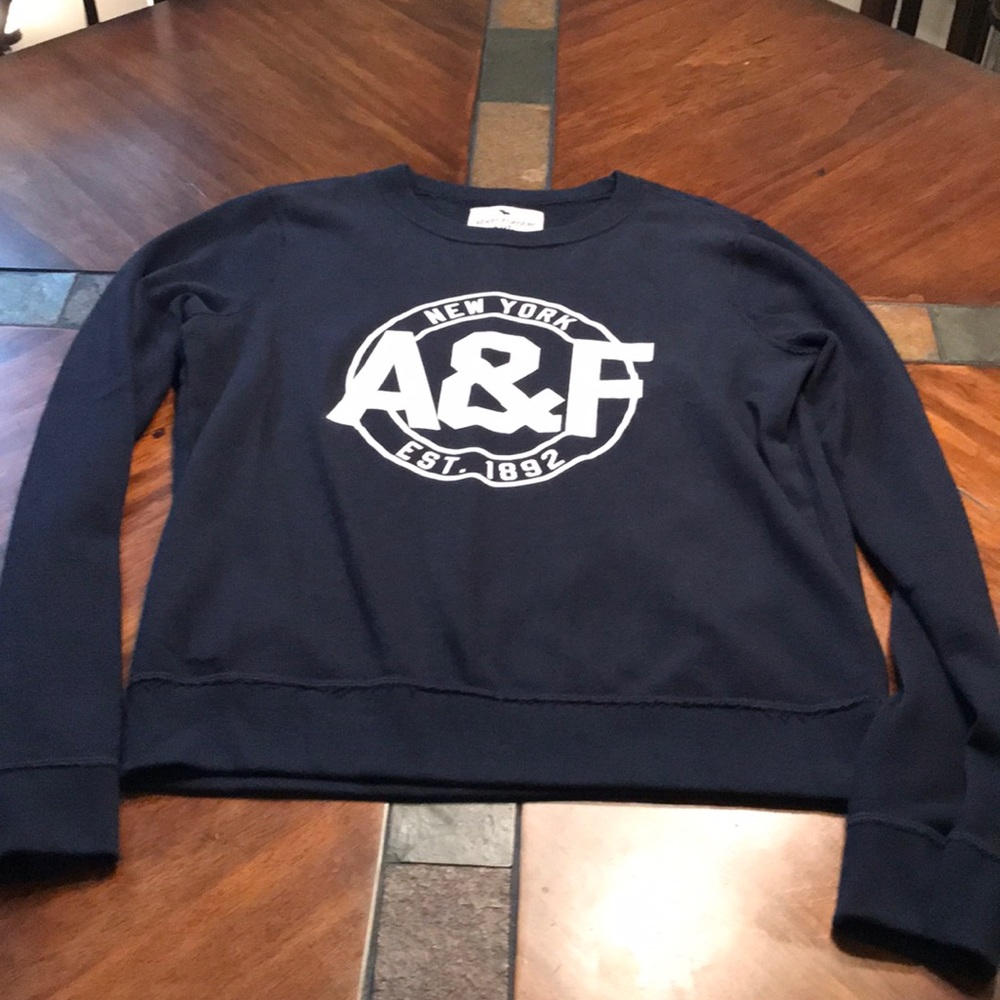 Abercrombie Boys sweatshirt navy blue
